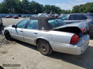 2003 Mercury Grand Marquis LS Premium with VIN 2MEFM75W03X650715, listed as a Copart auction lot 67927484 with 266,869 mi miles and Salvage Title. Bid and sale history available at carsss.com. Image 2.