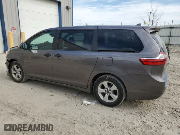 2019 Toyota Sienna L with VIN 5TDZZ3DC3KS969164, listed as a Copart auction lot 61050314 with 140,840 mi miles and Salvage Title. Bid and sale history available at carsss.com. Image 2.