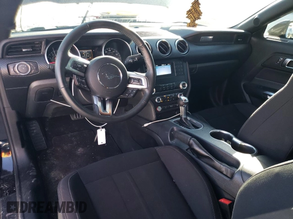 2021 Ford Mustang EcoBoost with VIN 1FA6P8TH0M5155409, listed as a Copart auction lot 48891693 with 45,011 mi miles. Bid and sale history available at carsss.com. Image 8.