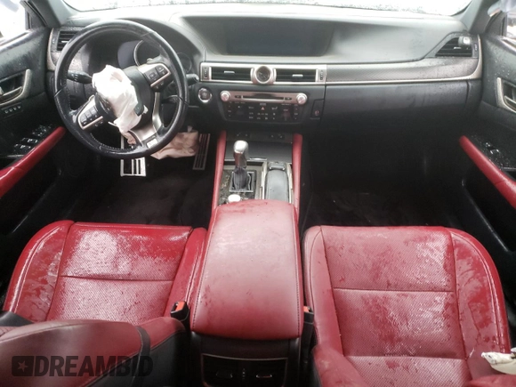 2016 Lexus GS 350 with VIN JTHCZ1BL1GA000513, listed as a Copart auction lot 48637215 with 155,503 mi miles and Salvage Title. Bid and sale history available at DreamBid. Image 8.