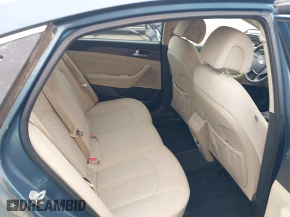 2017 Hyundai Sonata Sport with VIN 5NPE34AF2HH562729, listed as a IAAI auction lot 41941388 with 123,770 mi miles. Bid and sale history available at carsss.com. Image 8.