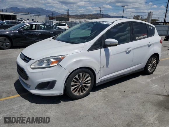 2017 Ford C-Max SE z VIN 1FADP5AU5HL117228, wystawiony jako Copart lot #56757025 z przebiegiem 330 453 mil mil oraz Szkoda całkowita • Salvage title. Historia ofert i sprzedaży dostępna na DreamBid. Obrazek 1.