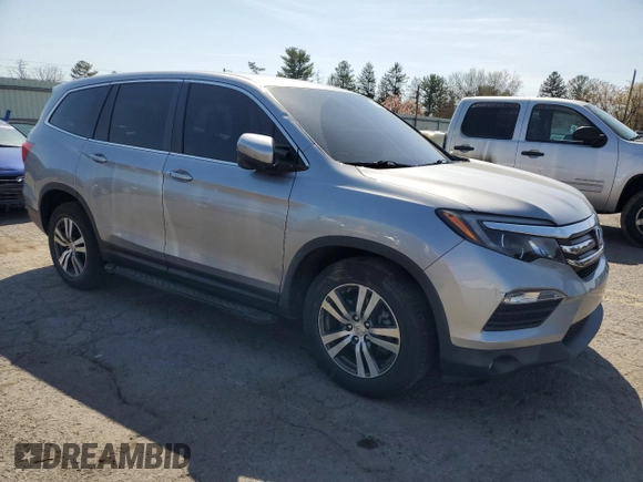2017 Honda Pilot EX with VIN 5FNYF6H31HB048722, listed as a Copart auction lot 53606135 with 106,538 mi miles and Salvage Title. Bid and sale history available at DreamBid. Image 4.
