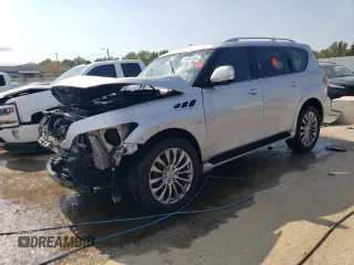 2016 Infiniti QX80 with VIN JN8AZ2NF8G9611780, listed as a Copart auction lot 69454704 with 0 mi miles and Non Repairable. Bid and sale history available at carsss.com. Image 1.