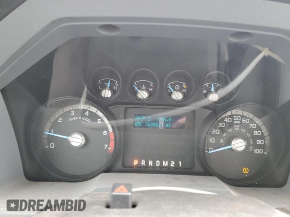 2015 Ford Super Duty F-250 SRW XL with VIN 1FTBF2A60FED59267, listed as a Copart auction lot 52991215 with 76,265 mi miles and Clean Title. Bid and sale history available at carsss.com. Image 9.