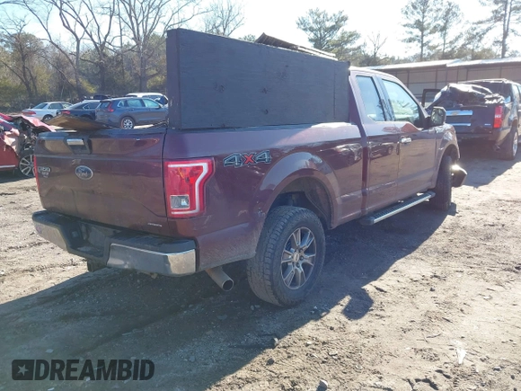 2016 Ford F-150 XLT with VIN 1FTFX1EF1GFC12809, listed as a IAAI auction lot 41336723 with 237,122 mi miles. Bid and sale history available at carsss.com. Image 4.