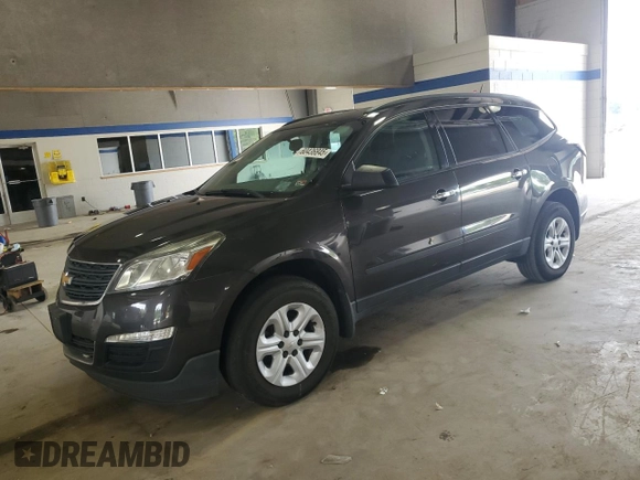 2017 Chevrolet Traverse LS z VIN 1GNKVFKD6HJ328081, wystawiony jako Copart lot #60436845 z przebiegiem 198 969 mil mil oraz Czysty tytuł • Clean title. Historia ofert i sprzedaży dostępna na DreamBid. Obrazek 1.