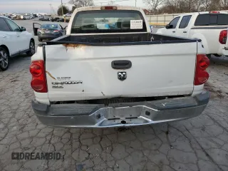 2006 Dodge Dakota SLT with VIN 1D7HE48K46S521050, listed as a Copart auction lot 87286144 with 252,799 mi miles and Salvage Title. Bid and sale history available at DreamBid. Image 6.