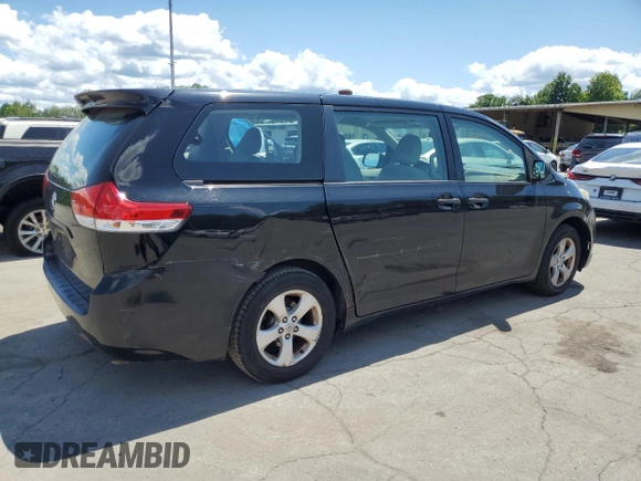 2011 Toyota Sienna with VIN 5TDZK3DC5BS166991, listed as a Copart auction lot 65562205 with 158,840 mi miles and Clean title. Bid and sale history available at DreamBid. Image 3.