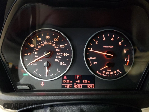 2016 BMW X1 xDrive28i with VIN WBXHT3C30GP885516, listed as a Copart auction lot 47432705 with 60,062 mi miles and Salvage Title. Bid and sale history available at carsss.com. Image 9.