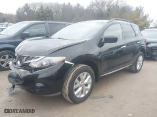 2014 Nissan Murano S with VIN JN8AZ1MW0EW511280, listed as a IAAI auction lot 41675102 with 113,489 mi miles. Bid and sale history available at carsss.com. Image 2.