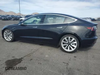 2018 Tesla Model 3 Long Range Battery with VIN 5YJ3E1EA3JF053638, listed as a Copart auction lot 49630965 with 52,131 mi miles and Salvage Title. Bid and sale history available at DreamBid. Image 2.