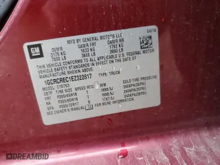 2014 Chevrolet Silverado 1500 LT with VIN 1GCRCREC1EZ322817, listed as a Copart auction lot 52605334 with 212,869 mi miles and Salvage Title. Bid and sale history available at carsss.com. Image 13.
