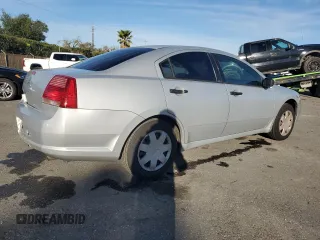 2005 Mitsubishi Galant DE with VIN 4A3AB26FX5E039465, listed as a Copart auction lot 86532374 with 196,698 mi miles and Salvage Title. Bid and sale history available at carsss.com. Image 3.