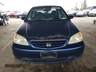 2001 Honda Civic EX with VIN 2HGES26721H552226, listed as a Copart auction lot 49533075 with 175,655 mi miles and Clean Title. Bid and sale history available at carsss.com. Image 5.