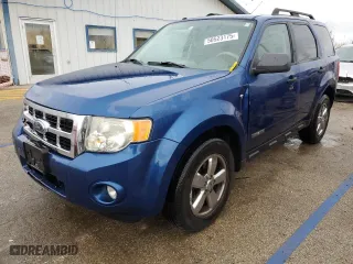 2008 Ford Escape XLT with VIN 1FMCU03198KE47637, listed as a Copart auction lot 50523175 with 131,196 mi miles and Salvage Title. Bid and sale history available at carsss.com. Image 1.