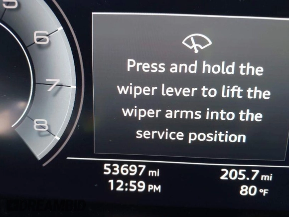 2019 Audi Q8 Prestige z VIN WA1FVBF13KD033878, wystawiony jako IAAI lot #41461807 z przebiegiem 53 697 mil mil oraz . Historia ofert i sprzedaży dostępna na DreamBid. Obrazek 7.