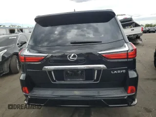 2020 Lexus LX with VIN JTJDY7AX0L4315342, listed as a Copart auction lot 70881694 with 65,917 mi miles and Salvage Title. Bid and sale history available at carsss.com. Image 6.