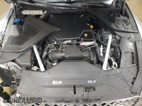 2021 Genesis G80 2.5T with VIN KMTGB4SC0MU044619, listed as a Copart auction lot 80350164 with 26,297 mi miles and Salvage Title. Bid and sale history available at DreamBid. Image 11.