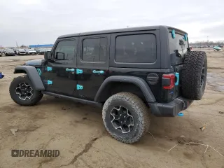 2023 Jeep Wrangler Rubicon z VIN 1C4JJXR63PW566503, wystawiony jako Copart lot #49884605 z przebiegiem 19 304 mil mil oraz Szkoda całkowita • Salvage title. Historia ofert i sprzedaży dostępna na DreamBid. Obrazek 2.