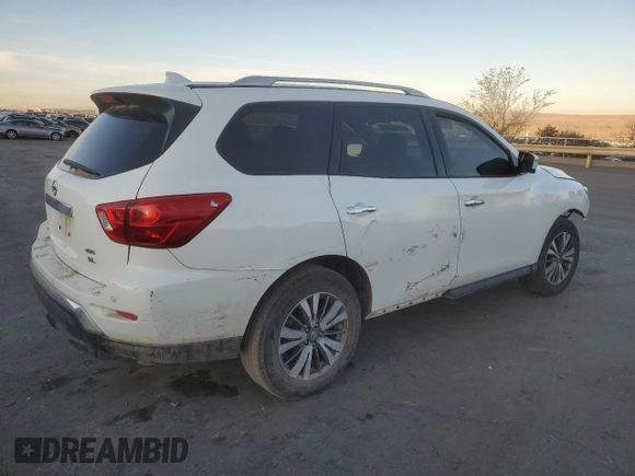 2019 Nissan Pathfinder S with VIN 5N1DR2MM2KC614495, listed as a Copart auction lot 48253175 with 124,832 mi miles and Salvage title. Bid and sale history available at DreamBid. Image 3.