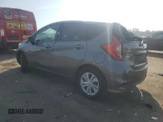 2017 Nissan Note S Plus with VIN 3N1CE2CP6HL372057, listed as a Copart auction lot 62222265 with 65,303 mi miles and Salvage title. Bid and sale history available at DreamBid. Image 2.