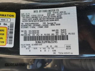 2015 Lincoln MKZ Hybrid z VIN 3LN6L2LU9FR623245, wystawiony jako Copart lot #52517395 z przebiegiem 58 295 mil mil oraz Szkody całkowita. Historia ofert i sprzedaży dostępna na DreamBid. Obrazek 12.