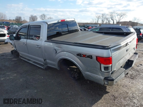 2018 Ford F-150 XL with VIN 1FTFW1E55JKD77092, listed as a IAAI auction lot 41525963 with 134,117 mi miles. Bid and sale history available at carsss.com. Image 3.