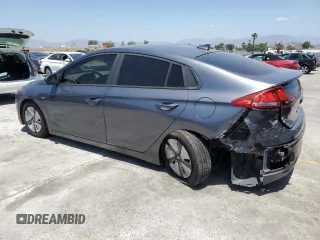 2019 Hyundai Ioniq Blue with VIN KMHC65LC7KU131433, listed as a Copart auction lot 57298275 with 86,779 mi miles and Salvage title. Bid and sale history available at DreamBid. Image 2.