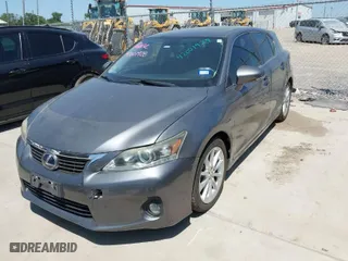 2013 Lexus CT 200h Hybrid with VIN JTHKD5BH6D2130581, listed as a IAAI auction lot 42001928 with 155,331 mi miles. Bid and sale history available at carsss.com. Image 2.