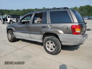 1999 Jeep Grand Cherokee Laredo with VIN 1J4G258S9XC731752, listed as a Copart auction lot 58601555 with 245,284 mi miles and Salvage title. Bid and sale history available at DreamBid. Image 2.