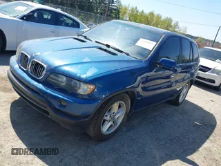 2001 BMW X5 4.4i with VIN WBAFB33521LH13219, listed as a IAAI auction lot 42029117 with 163,058 mi miles. Bid and sale history available at carsss.com. Image 2.