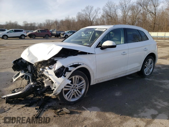 2018 Audi Q5 Premium Plus with VIN WA1BNAFY2J2235819, listed as a Copart auction lot 73505532 with 36,593 mi miles. Bid and sale history available at carsss.com. Image 1.