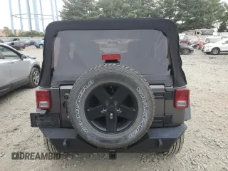 2018 Jeep Wrangler JK Unlimited Sport S with VIN 1C4BJWDG8JL827681, listed as a Copart auction lot 71954444 with 74,036 mi miles and Salvage Title. Bid and sale history available at carsss.com. Image 6.