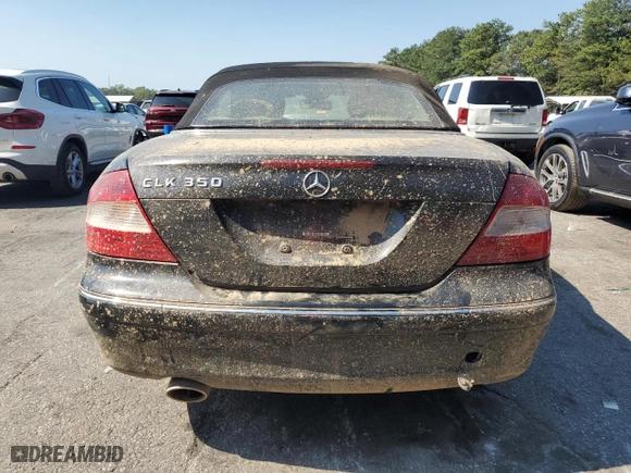 2008 Mercedes-Benz CLK-Class 3.5L with VIN WDBTK56F48F234780, listed as a Copart auction lot 73983624 with 0 mi miles and Salvage Title. Bid and sale history available at carsss.com. Image 6.
