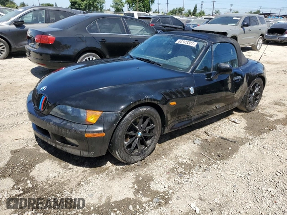 1998 BMW 3 Series Z3 1.9 with VIN 4USCH7336WLE08592, listed as a Copart auction lot 64323205 with 104,281 mi miles and Clean title. Bid and sale history available at DreamBid. Image 1.