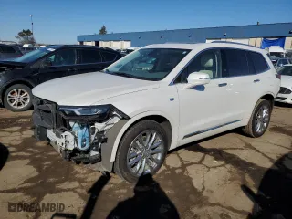 2022 Cadillac XT6 Premium Luxury with VIN 1GYKPDRS8NZ175674, listed as a Copart auction lot 41171264 with 19,718 mi miles. Bid and sale history available at carsss.com. Image 1.