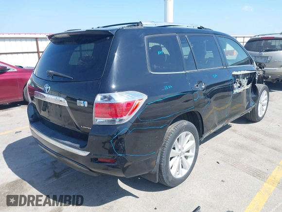 2013 Toyota Highlander Limited with VIN JTEDC3EH5D2013275, listed as a IAAI auction lot 42554477 with 161,252 mi miles and . Bid and sale history available at DreamBid. Image 4.