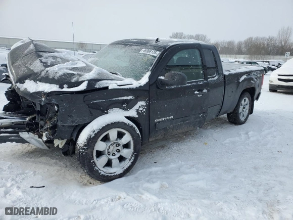 2011 GMC Sierra 1500 SLE with VIN 1GTR2VE3XBZ147037, listed as a Copart auction lot 46066135 with 125,702 mi miles and Clean Title. Bid and sale history available at carsss.com. Image 1.