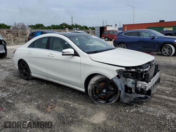 2018 Mercedes-Benz CLA 250 with VIN WDDSJ4EB5JN608095, listed as a Copart auction lot 63348445 with 47,691 mi miles and Non repairable. Bid and sale history available at DreamBid. Image 4.