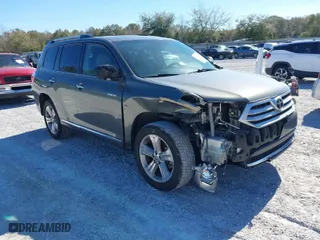 2012 Toyota Highlander Limited with VIN 5TDYK3EH7CS054667, listed as a IAAI auction lot 41716240 with 234,682 mi miles. Bid and sale history available at carsss.com. Image 1.