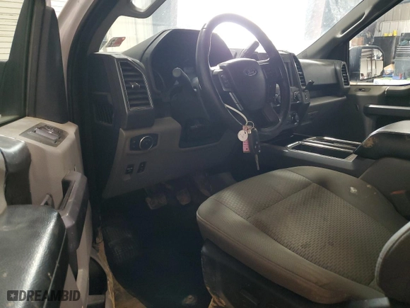 2019 Ford F-150 XL with VIN 1FTEX1EP7KFC88578, listed as a Copart auction lot 49988145 with 0 mi miles and Salvage Title. Bid and sale history available at carsss.com. Image 8.