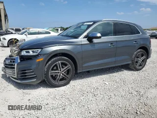 2018 Audi SQ5 Premium Plus with VIN WA1A4AFY3J2156464, listed as a Copart auction lot 54524195 with 40,237 mi miles and Salvage Title. Bid and sale history available at carsss.com. Image 1.