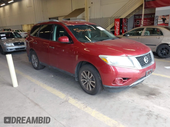 2013 Nissan Pathfinder SL with VIN 5N1AR2MN1DC644053, listed as a IAAI auction lot 41944570 with 86,861 mi miles and . Bid and sale history available at DreamBid. Image 1.