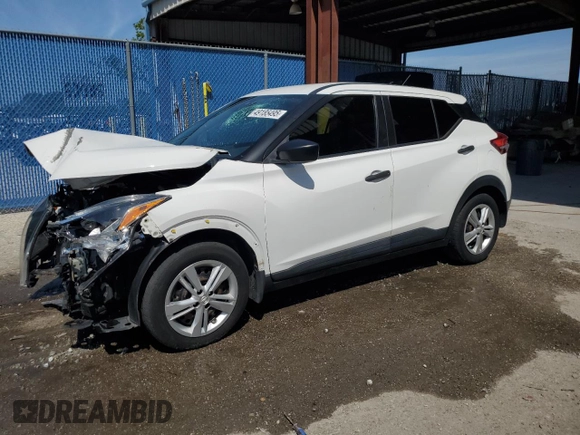 2020 Nissan Kicks S with VIN 3N1CP5BV1LL542944, listed as a Copart auction lot 49185495 with 63,591 mi miles and Non Repairable. Bid and sale history available at carsss.com. Image 1.