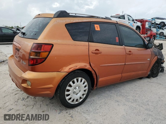 2004 Pontiac Vibe with VIN 5Y2SL62814Z448996, listed as a Copart auction lot 72340874 with 0 mi miles and Salvage Title. Bid and sale history available at carsss.com. Image 3.
