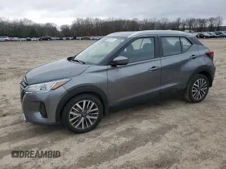 2023 Nissan Kicks SV with VIN 3N1CP5CV4PL505486, listed as a Copart auction lot 86190134 with 38,958 mi miles and Salvage Title. Bid and sale history available at carsss.com. Image 1.