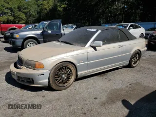 2003 BMW 3 Series 325Ci with VIN WBABS334X3PG91052, listed as a Copart auction lot 75196244 with 0 mi miles and Clean Title. Bid and sale history available at carsss.com. Image 1.