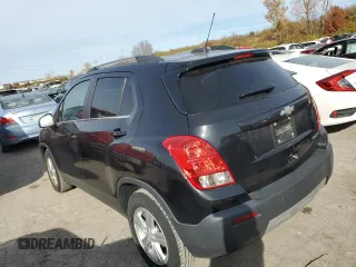 2015 Chevrolet Trax LT with VIN 3GNCJLSB8FL254021, listed as a Copart auction lot 75886343 with 105,716 mi miles and Salvage Title. Bid and sale history available at carsss.com. Image 2.