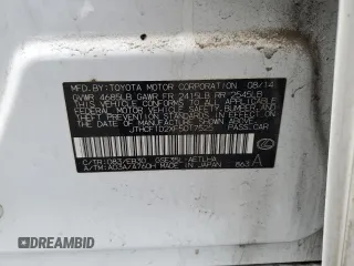 2015 Lexus IS 250 with VIN JTHCF1D2XF5017525, listed as a Copart auction lot 51175075 with 119,948 mi miles and Salvage Title. Bid and sale history available at DreamBid. Image 14.